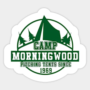 Camp Morningwood-Green Sticker